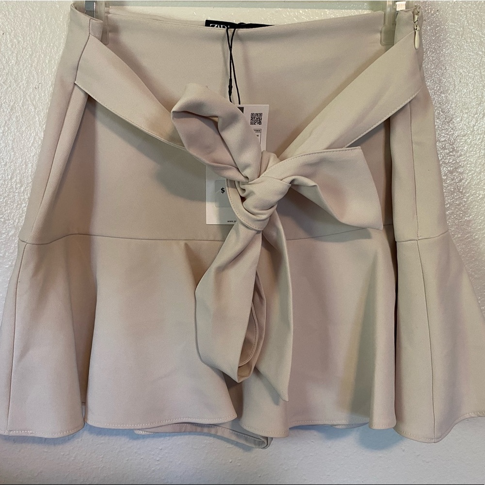 Zara Snake Print Mini Skirt